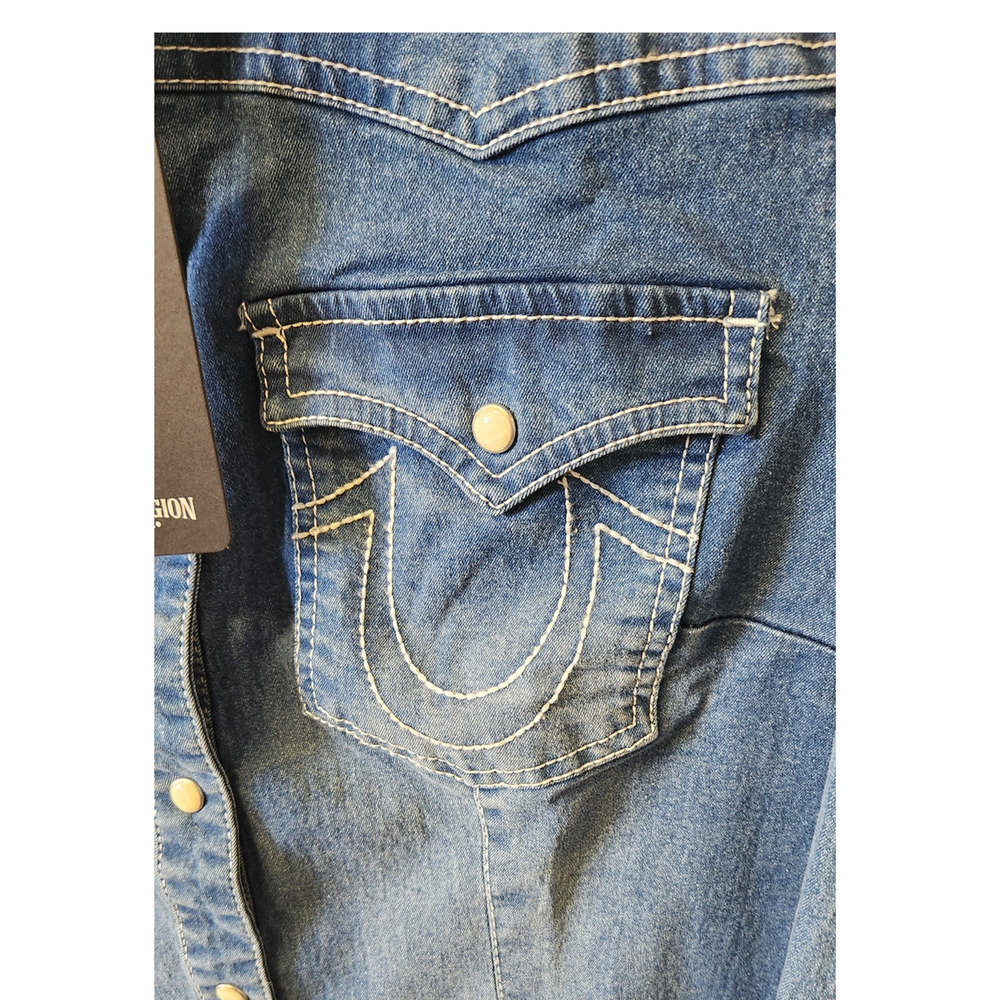 True Religion Denim Shirt NWT - Picture 7 of 9